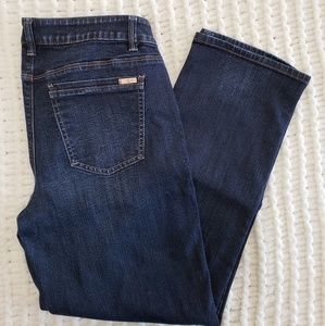 White House Black Market Straight Crop Jean